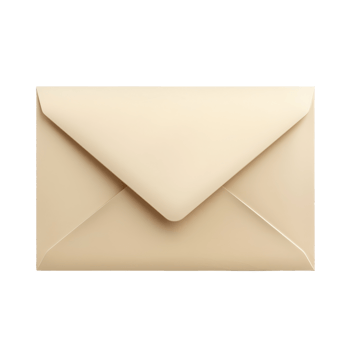 Beige Envelope Isolated png