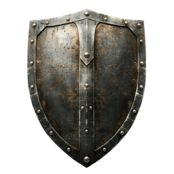 Ancient Medieval Rusty Shield png