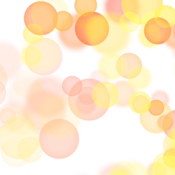 Bokeh Light Abstract Orange and Yellow Bokeh Soft Focus in Orange and Yellow png