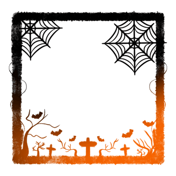 Bottoms Light Frame Side Vine Center Tree cross Two Spider web Six Bats png