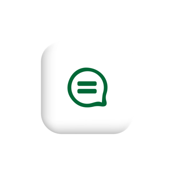 bubble chat symbol green color png