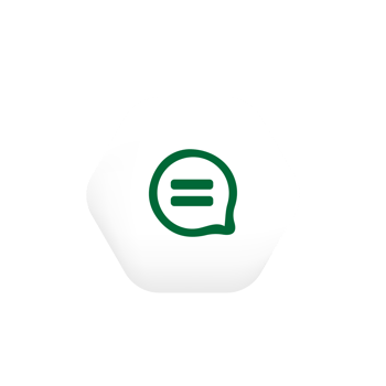 Bubble chat icon on white shape png