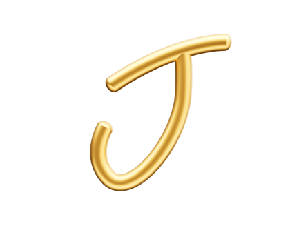 3d Golden Shiny Capital Letter J Alphabet J Rounded Inflatable Font 3d Illustration png