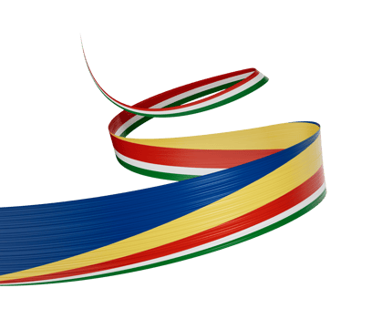 3d Flag Of Seychelles 3d Wavy Shiny Seychelles Ribbon 3d Illustration png