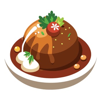 German beef sauerbraten vector