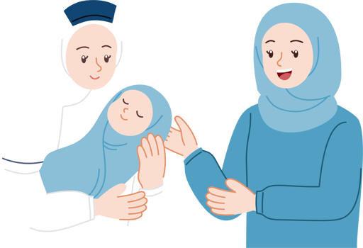 midwife give baby to the baby mom png