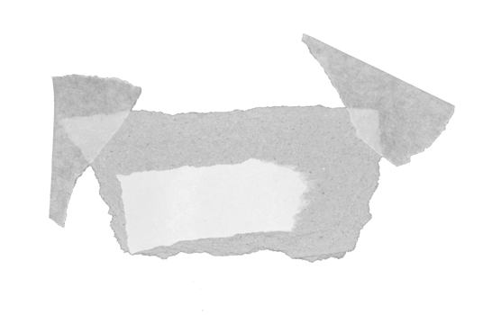 Masking tape on torn paper file on transparent background png