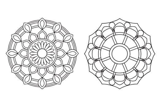 Arabic Ornamental Mandala Designs for Luxurious Tattoos and Decor vector