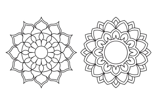 Intricate Mandala Patterns A Fusion of Tattoo Art and Islamic Design vector