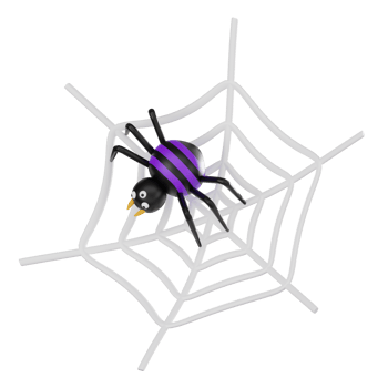 Spider Cute 3D Illustration, Detailed Creepy Crawly Render png