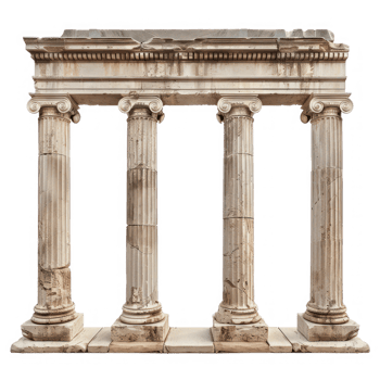 Pillars on transparency background png