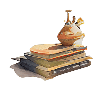 Vibrant Watercolor Books A Splendid Harmony of Colors png