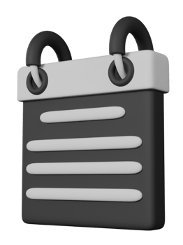 note 3D render icon png