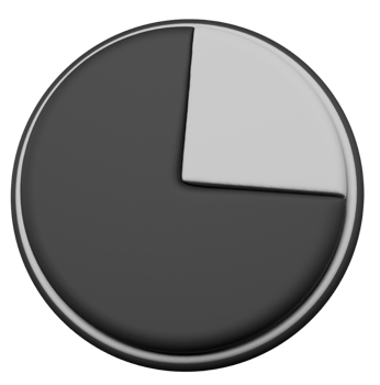 chart 3D render icon png