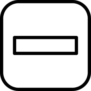 Stop Line Icon vector