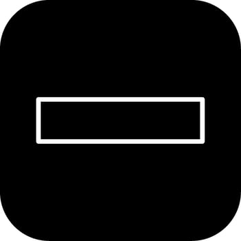 Stop Glyph Icon vector