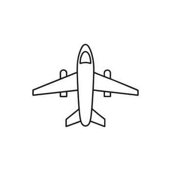 airplane icon design. vector