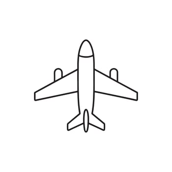 airplane graphic design . vector