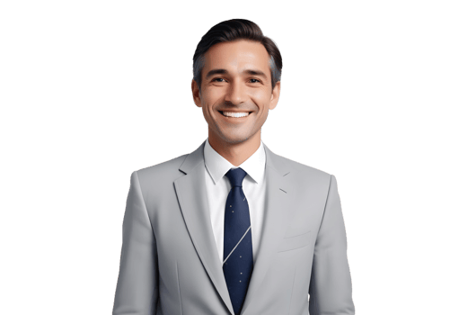 businessman stand with smile face fully confidently png