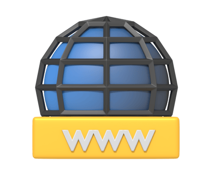 Website domain name png