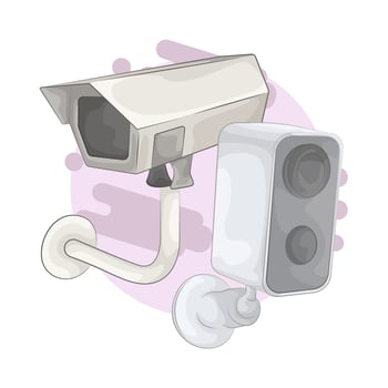 Home Smart Camera vector