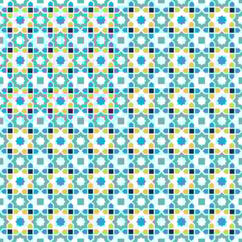 Islamic pattern, arabic star seamless abstract vector