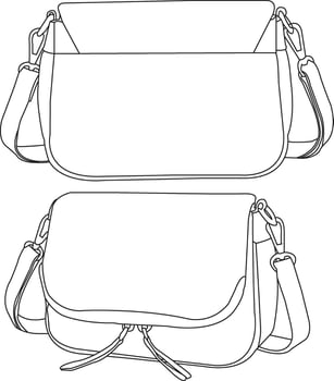 Bags Isolated Backpack, bag Icon School backpacks flat illustration set, bag line icon isolated, fashion bags collection vector