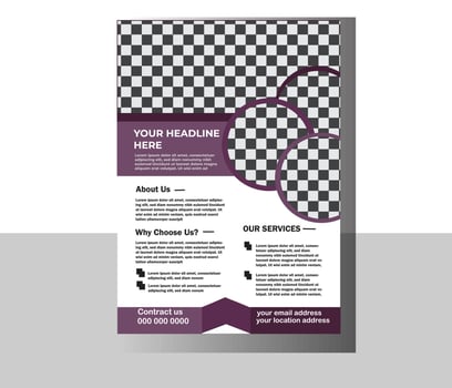 Professional business Flyer Template for your Business. vector