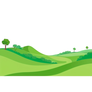 cartoon hills landscape png