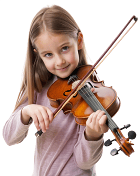 Little Violinist Playing Music png