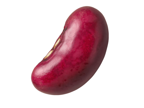 top view of red beans isolated background png