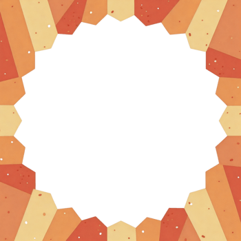 An orange frame png