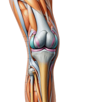 the knee joint and ligaments png