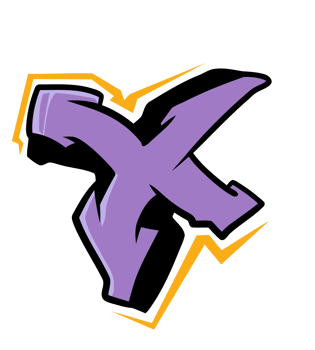 X Font Graffiti Hip-Hop Typography png