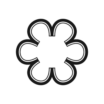Flower line style design. illustration vector