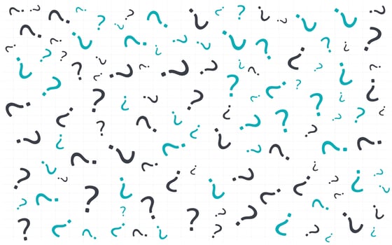 Question marks on a white background vector