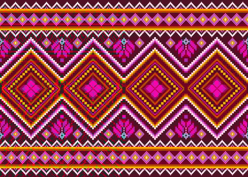 Ethnic fabric pattern, native, oriental, traditional, fabric pattern, african textile, indonesian, aztec style illustration, seamless pattern for printing, clothing, texture, wallpaper. vector