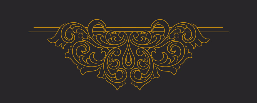 vintage ornament. floral frames and borders. vector