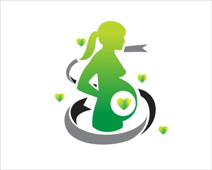 maternity care and health protection for medical service vector