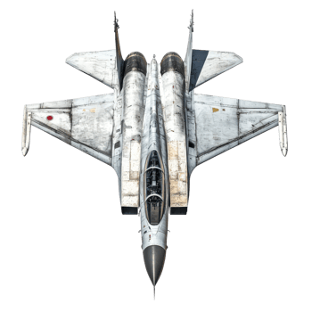 A Japanese Fighter Jet Soars Through the Air png