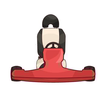 illustration of soft car seat vector