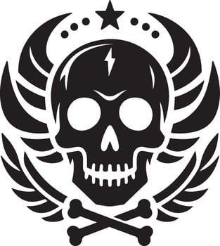 The Skull King's Throne Power and Mortality vector