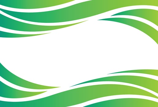 Modern green gradient banner background. Graphic design banner pattern background template with dynamic wave shapes. vector