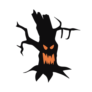 Spooky Halloween decorations png