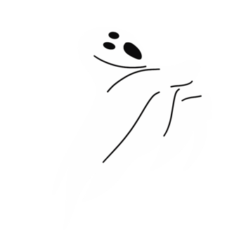 Scary ghost Halloween decorations png