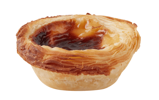Pastel de nata is a Portuguese egg custard tart pastry png