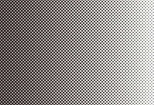 Seamless Monochrome Fine Screen Tones Isolated. Vertically Repeatable. vector