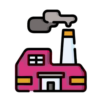 factory factory icon illustration vector
