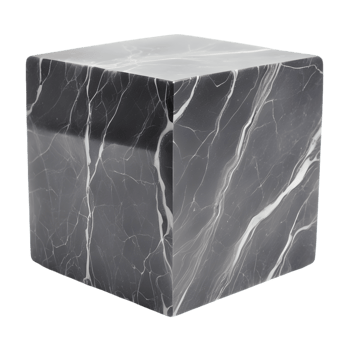 Marble Cube isolated on transparent background png