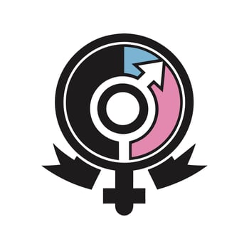 Mystery Glow Gender Reveal vector